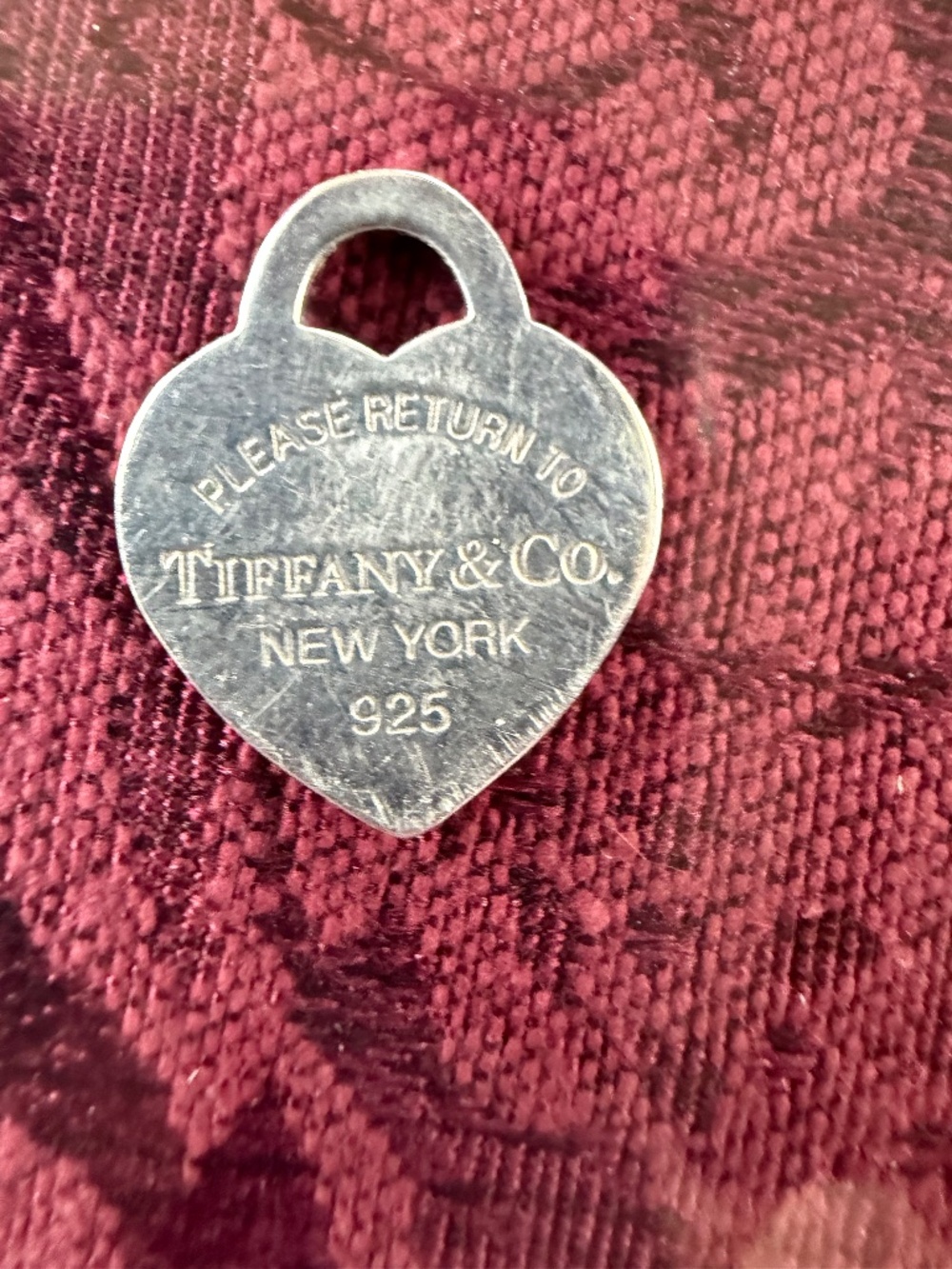 Tiffany & Co. ~ Return to Tiffany Heart Charm - Picture 1 of 2